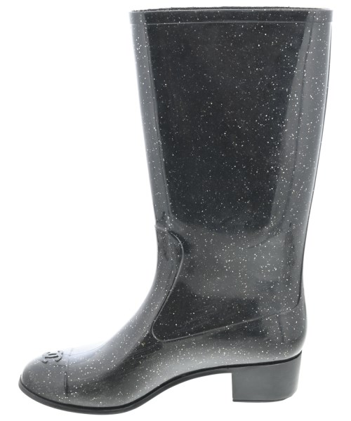 CHANEL（シャネル）ブーツ 黒 サイズ:EU36(22.5cm位) レディース/2200720315820