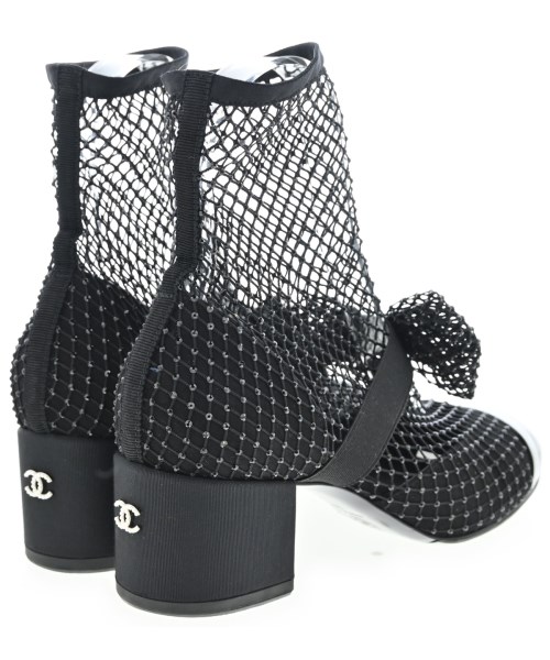 CHANEL（シャネル）ブーツ 黒 サイズ:38(24cm位) レディース/2200724349098