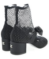 CHANEL（シャネル）ブーツ 黒 サイズ:38(24cm位) レディース/2200724349098