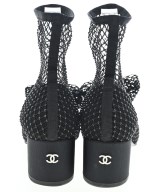 CHANEL（シャネル）ブーツ 黒 サイズ:38(24cm位) レディース/2200724349098