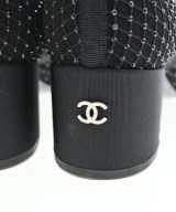 CHANEL（シャネル）ブーツ 黒 サイズ:38(24cm位) レディース/2200724349098