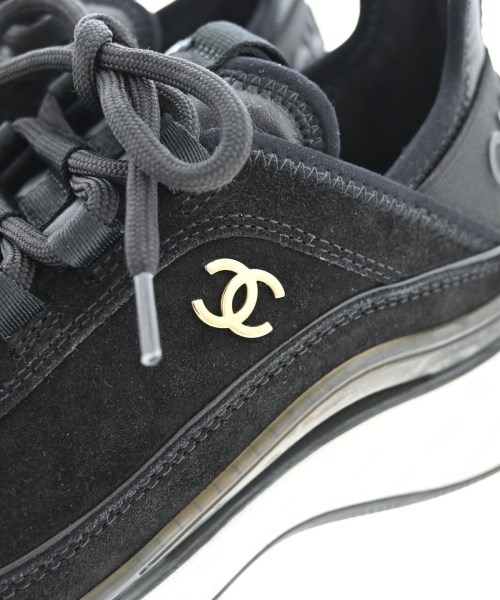 CHANEL（シャネル）スニーカー 黒 サイズ:EU38(24.5cm位) レディース/2200724349104