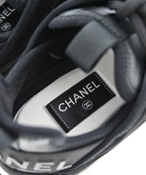 CHANEL（シャネル）スニーカー 黒 サイズ:EU38(24.5cm位) レディース/2200724349104