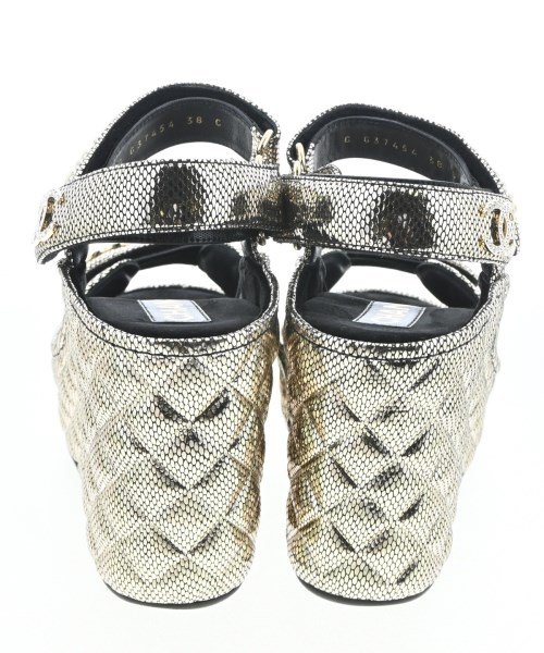 CHANEL（シャネル）サンダル シルバー サイズ:EU38(24.5cm位) レディース/2200724349159