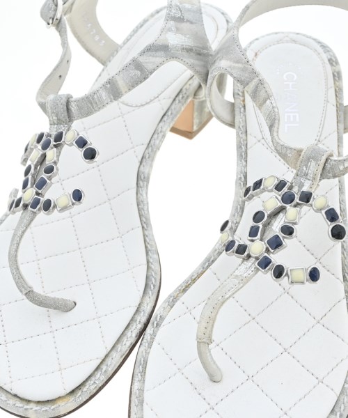 CHANEL（シャネル）サンダル グレー サイズ:36 1/2(22.5cm位) レディース/2200724481033