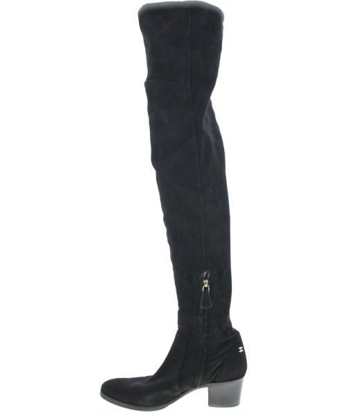 CHANEL（シャネル）ブーツ 黒 サイズ:EU39(25.5cm位) レディース/2200724798018