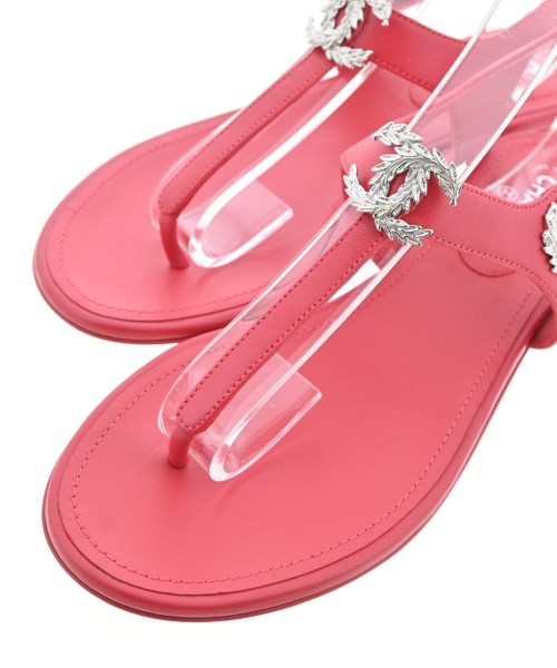 CHANEL（シャネル）サンダル 赤 サイズ:EU36 1/2(23cm位) レディース/2200724611058