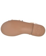 CHANEL（シャネル）サンダル 茶 サイズ:EU38 1/2(25cm位) レディース/2200724611096