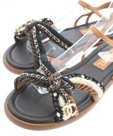 CHANEL（シャネル）サンダル 茶 サイズ:EU38 1/2(25cm位) レディース/2200724611096