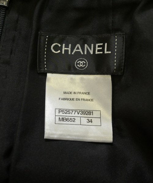 CHANEL（シャネル）ミニスカート 黒 サイズ:34(XXS位) レディース/2200724611232