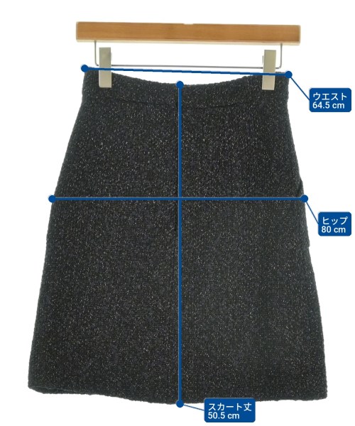 CHANEL（シャネル）ミニスカート 黒 サイズ:34(XXS位) レディース/2200724611232