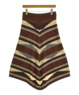 CHANEL（シャネル）ひざ丈スカート 茶 サイズ:36(XS位) レディース/2200725499068