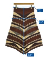 CHANEL（シャネル）ひざ丈スカート 茶 サイズ:36(XS位) レディース/2200725499068