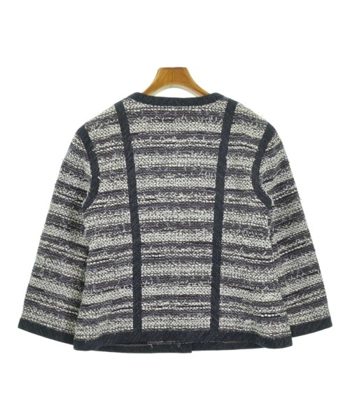 CHANEL（シャネル）ノーカラージャケット 紺 サイズ:42(M位) レディース/2200726340055