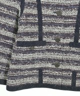 CHANEL（シャネル）ノーカラージャケット 紺 サイズ:42(M位) レディース/2200726340055