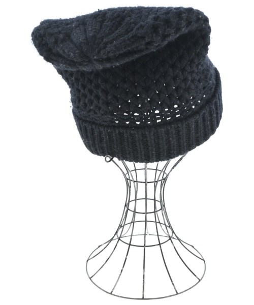 CHANEL（シャネル）ニットキャップ・ビーニー 黒 サイズ:M レディース/2200727191052