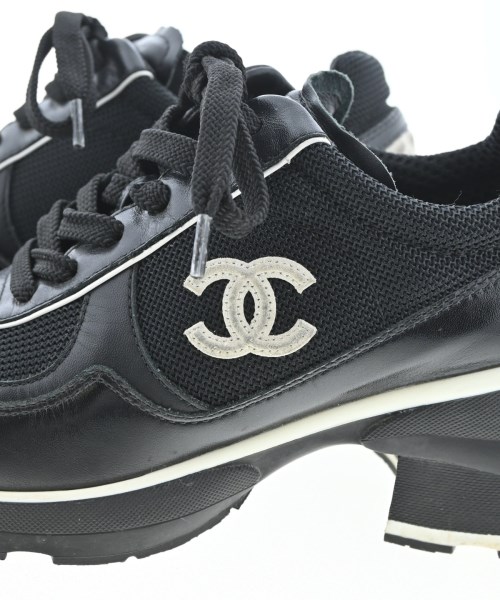 CHANEL（シャネル）スニーカー 黒 サイズ:EU38(24.5cm位) レディース/2200727271013