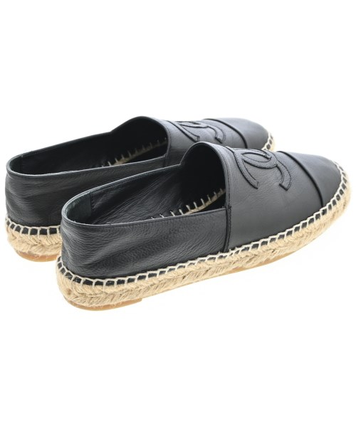 CHANEL（シャネル）エスパドリーユ 黒 サイズ:EU36(22.5cm位) レディース/2200727579010