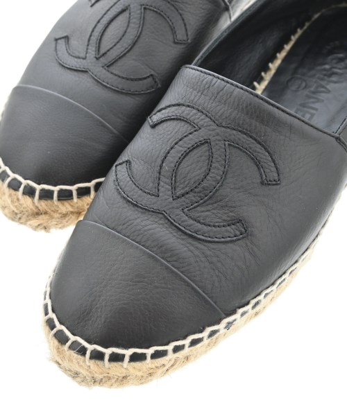 CHANEL（シャネル）エスパドリーユ 黒 サイズ:EU36(22.5cm位) レディース/2200727579010