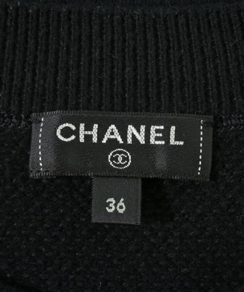 CHANEL（シャネル）スウェット 黒 サイズ:36(XS位) レディース/2200728066090