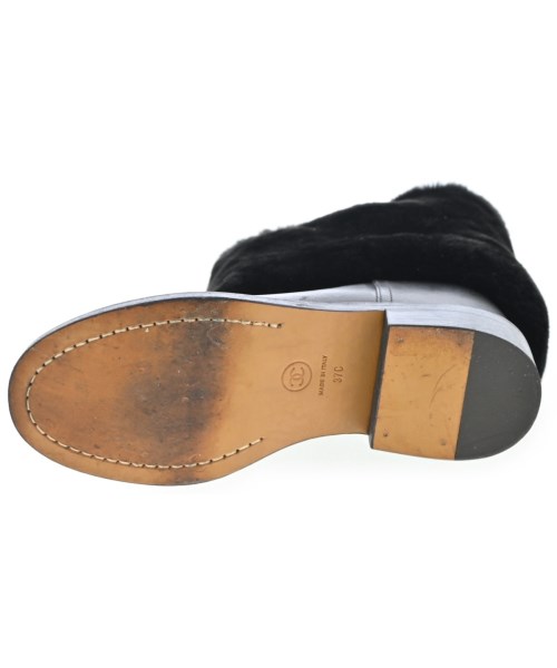 CHANEL（シャネル）ブーツ 黒 サイズ:EU37(23.5cm位) レディース/2200728066182