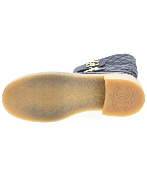 CHANEL（シャネル）ブーツ 黒 サイズ:EU37 1/2(24cm位) レディース/2200728066199