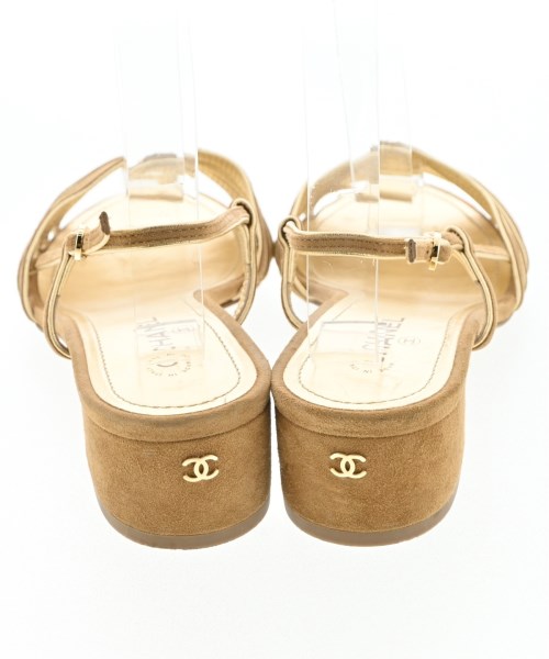 CHANEL（シャネル）サンダル ベージュ サイズ:EU38(24.5cm位) レディース/2200728066229