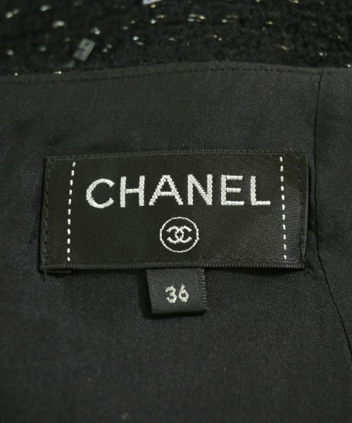 CHANEL（シャネル）ひざ丈スカート 黒 サイズ:36(XS位) レディース/2200729167024