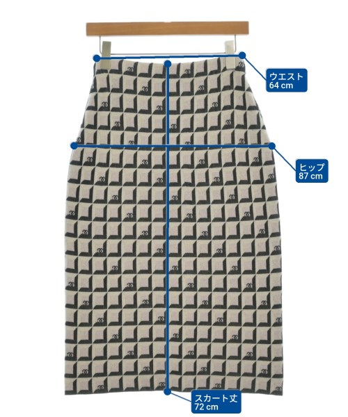 CHANEL（シャネル）ロング・マキシ丈スカート 白 サイズ:34(XXS位) レディース/2200673900135