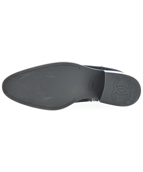 CHANEL（シャネル）ブーツ 黒 サイズ:EU38 1/2(25cm位) レディース/2200673900241