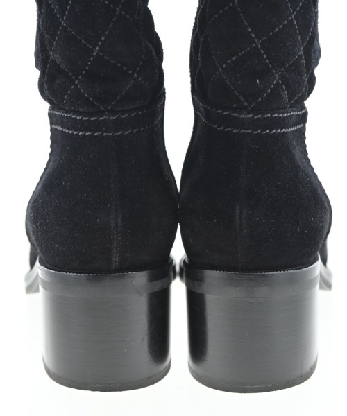 CHANEL（シャネル）ブーツ 黒 サイズ:EU38 1/2(25cm位) レディース/2200673900241