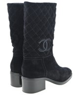 CHANEL（シャネル）ブーツ 黒 サイズ:EU38 1/2(25cm位) レディース/2200673900241