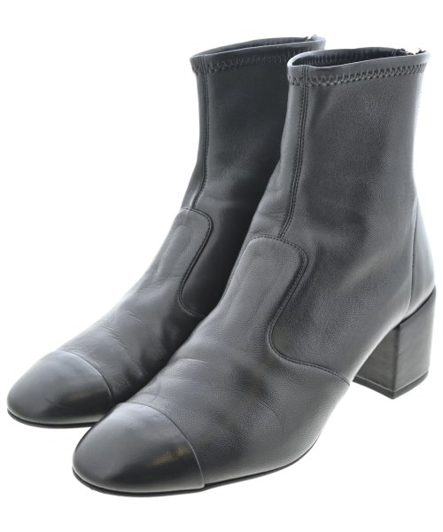 CHANEL(シャネル)ブーツ 黒 サイズ:EU39(25.5cm位)/2200673900258