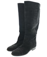CHANEL（シャネル）ブーツ 黒 サイズ:EU39(25.5cm位) レディース/2200684306094