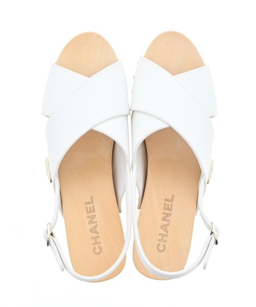 CHANEL（シャネル）サンダル 白 サイズ:EU39(25.5cm位) レディース/2200684709017