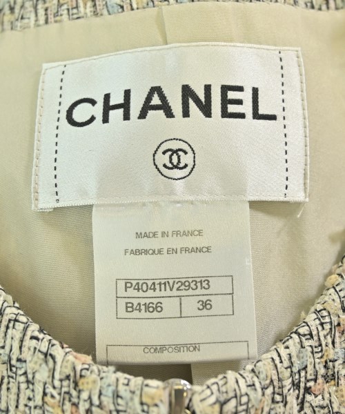 CHANEL（シャネル）ノーカラージャケット 白 サイズ:36(XS位) レディース/2200684796017