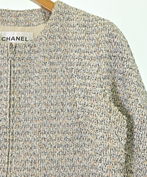 CHANEL（シャネル）ノーカラージャケット 白 サイズ:36(XS位) レディース/2200684796017