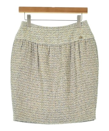 CHANEL（シャネル）ミニスカート 白 サイズ:36(XS位) レディース