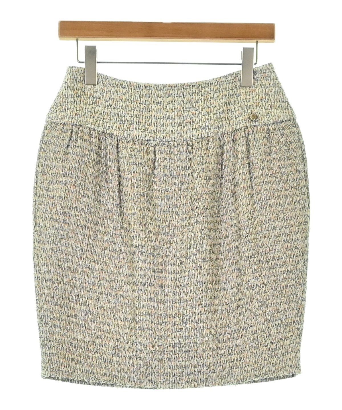 CHANEL（シャネル）ミニスカート 白 サイズ:36(XS位) レディース