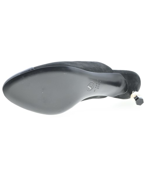 CHANEL（シャネル）サンダル 黒 サイズ:EU37 1/2(24cm位) レディース/2200684824048