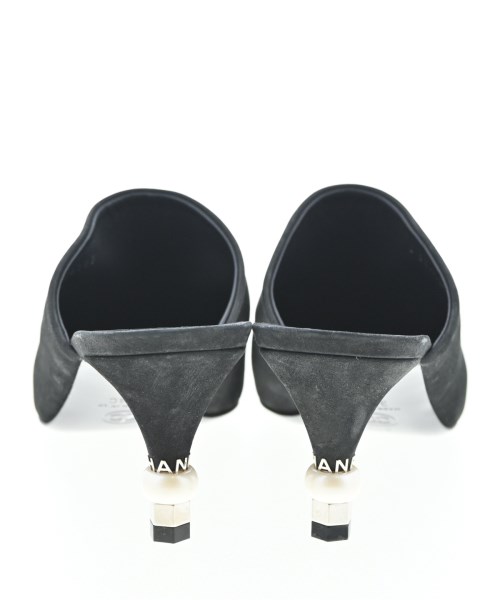 CHANEL（シャネル）サンダル 黒 サイズ:EU37 1/2(24cm位) レディース/2200684824048