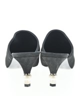 CHANEL（シャネル）サンダル 黒 サイズ:EU37 1/2(24cm位) レディース/2200684824048