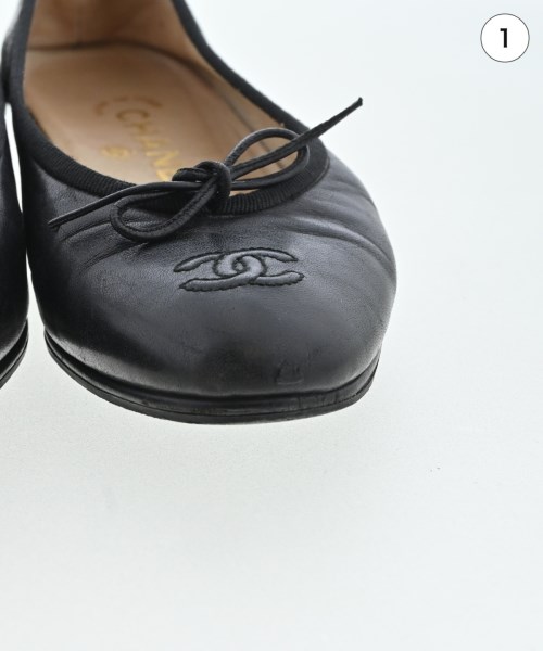 CHANEL（シャネル）バレエシューズ/オペラシューズ 黒 サイズ:EU36(22.5cm位) レディース/2200685386019