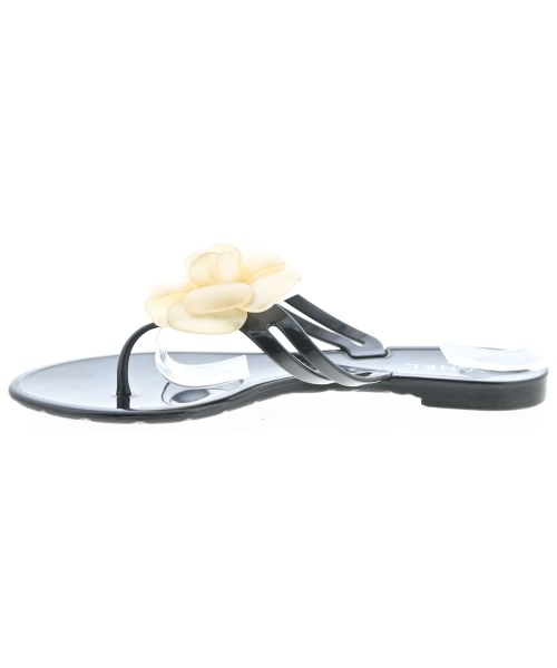 CHANEL（シャネル）サンダル 黒 サイズ:EU37(23.5cm位) レディース/2200685585078