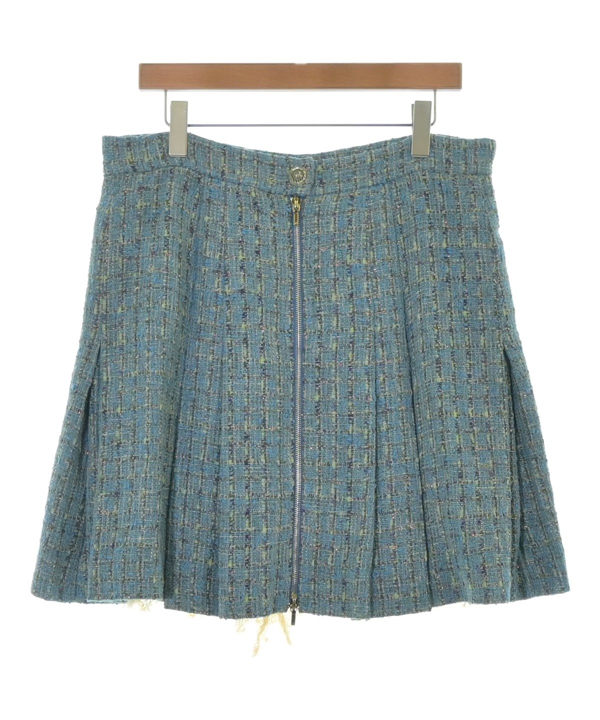CHANEL（シャネル）ロング・マキシ丈スカート 青 サイズ:42(M位