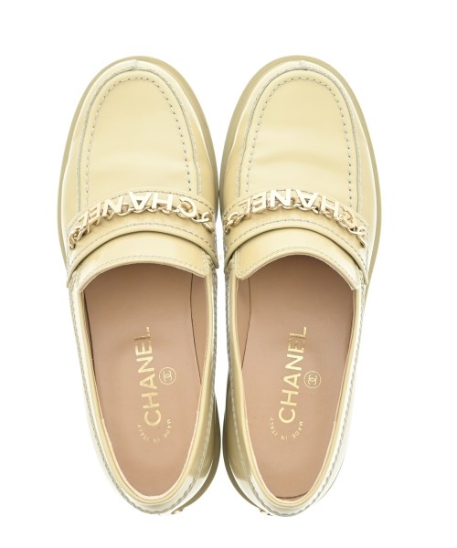 CHANEL（シャネル）ドレスシューズ/ローファー ベージュ サイズ:EU38 1/2(25cm位) レディース/2200682879019