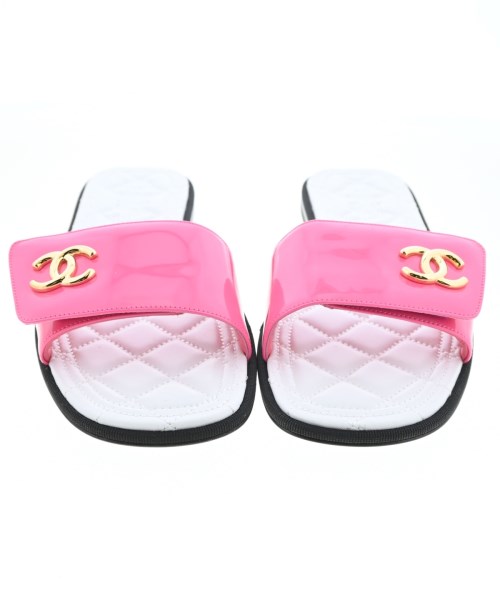 CHANEL（シャネル）サンダル ピンク サイズ:EU39(25.5cm位) レディース/2200687183012