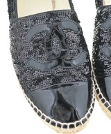 CHANEL（シャネル）エスパドリーユ 黒 サイズ:EU39(25.5cm位) レディース/2200687423033