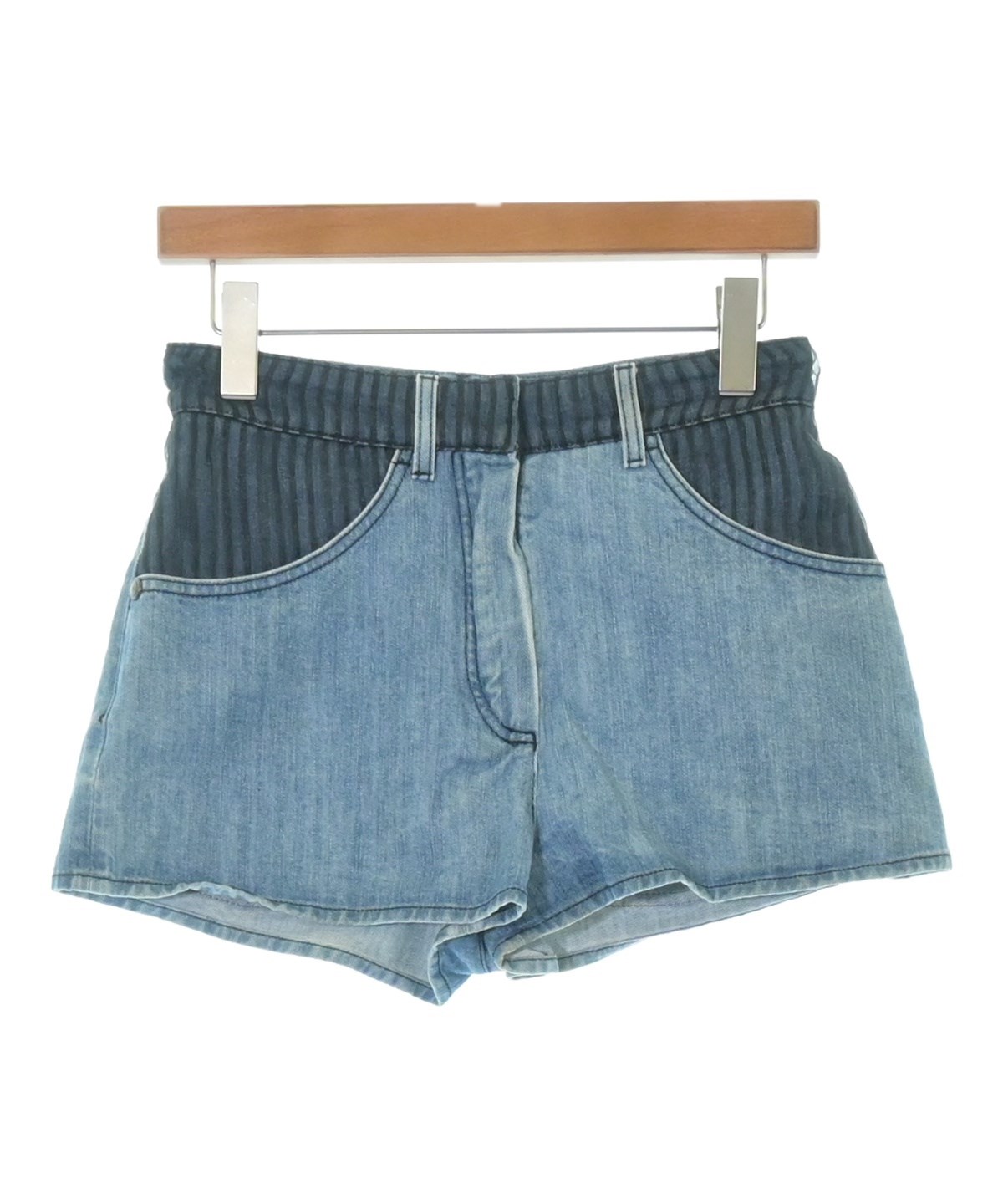 23AP75320シャネルＣＨＡＮＥＬデニムパンツスパンコールブルーピンク34 CHANEL（シャネル）デニムパンツ 紺 サイズ:34(XXS位) レディース