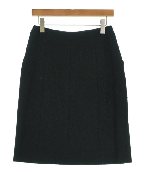 CHANEL（シャネル）ひざ丈スカート 黒 サイズ:42(M位) レディース/2200685103029